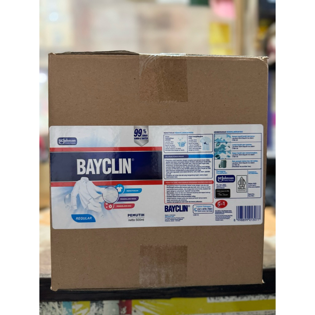 Jual Bayclin 500ml @12 botol / 1 dus | Shopee Indonesia