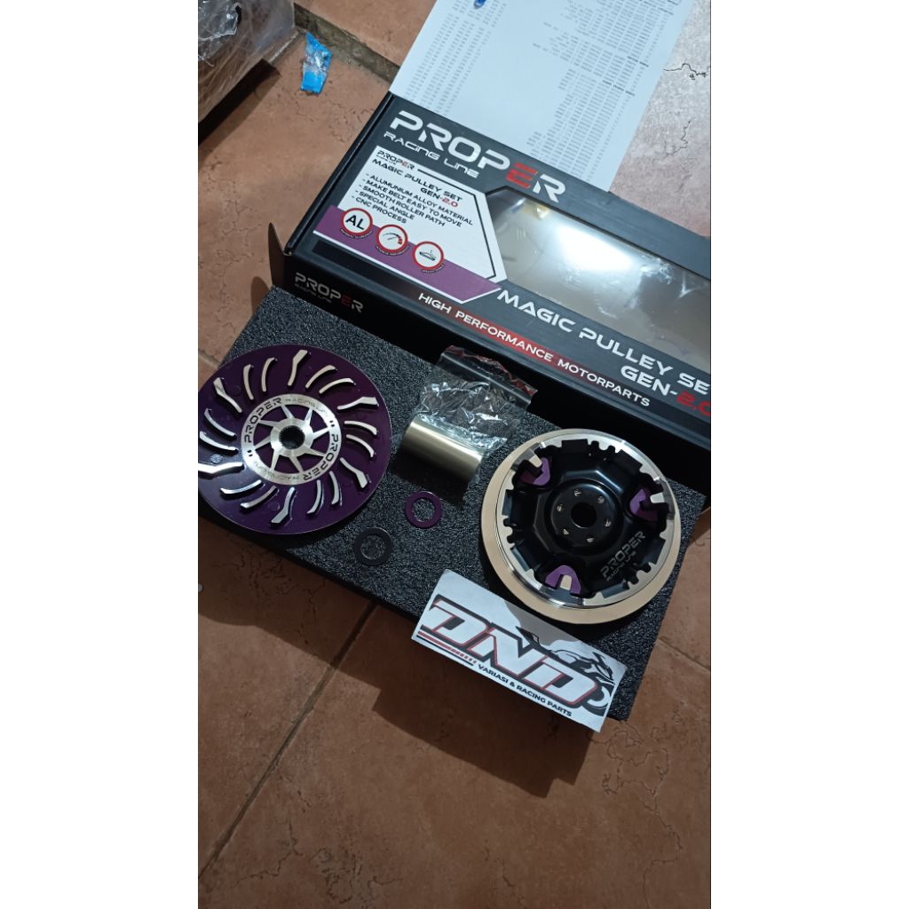 Jual PROPER Rumah roller proper magic pcx 160 gen2/Pulley set magic ...