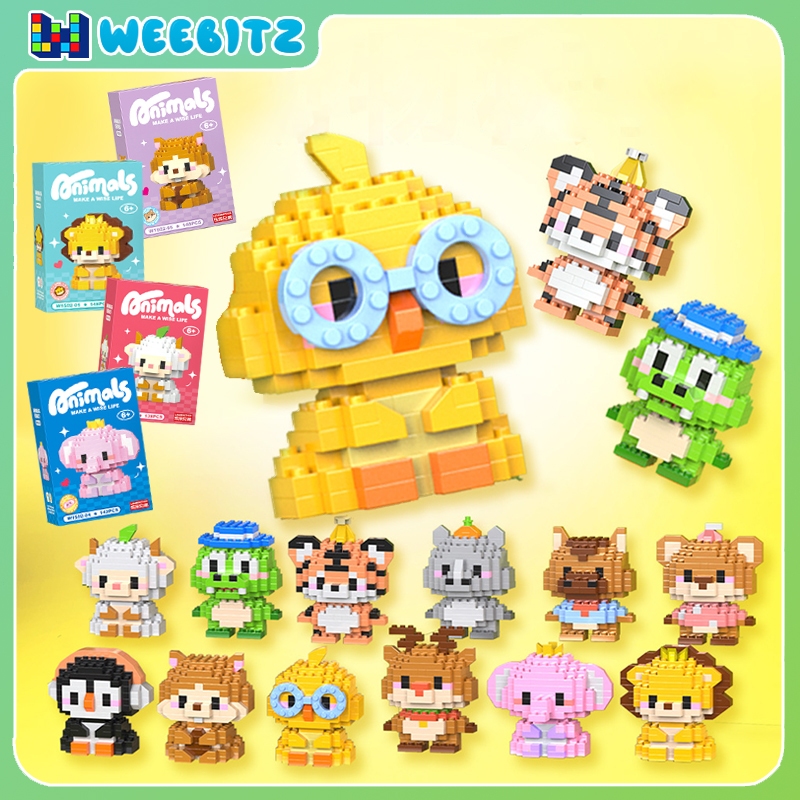 Jual Weebitz 3D DIY Mainan Block Model Hewan Bangunan Seri Hewan Blok ...