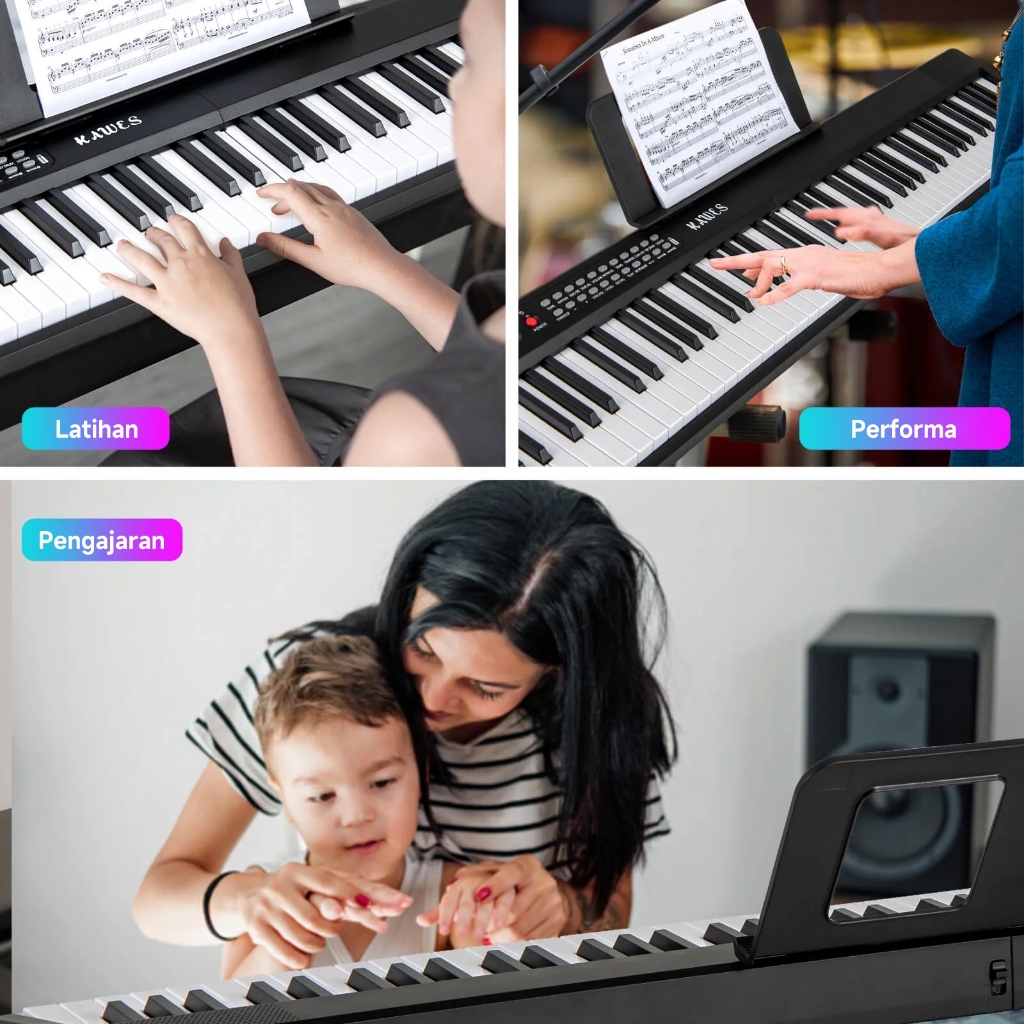 Jual KAWES 88 Tuts Keyboard Piano Lipat Keyboard Piano Elektronik ...