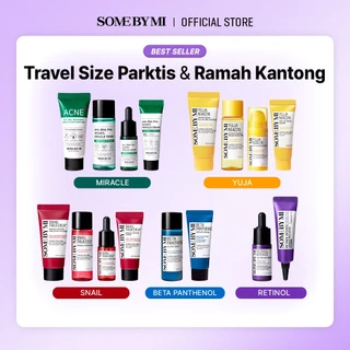 SOME BY MI Travel Size Best Seller *Atasi Jerawat & Eksfoliasi *Bekas jerawat & Menenangkan *Mencerahkan & Noda hitam *Skin Barrier & Hidrasi kulit *Anti Aging & Glass Skin *Vitalitas & Flek hitam
