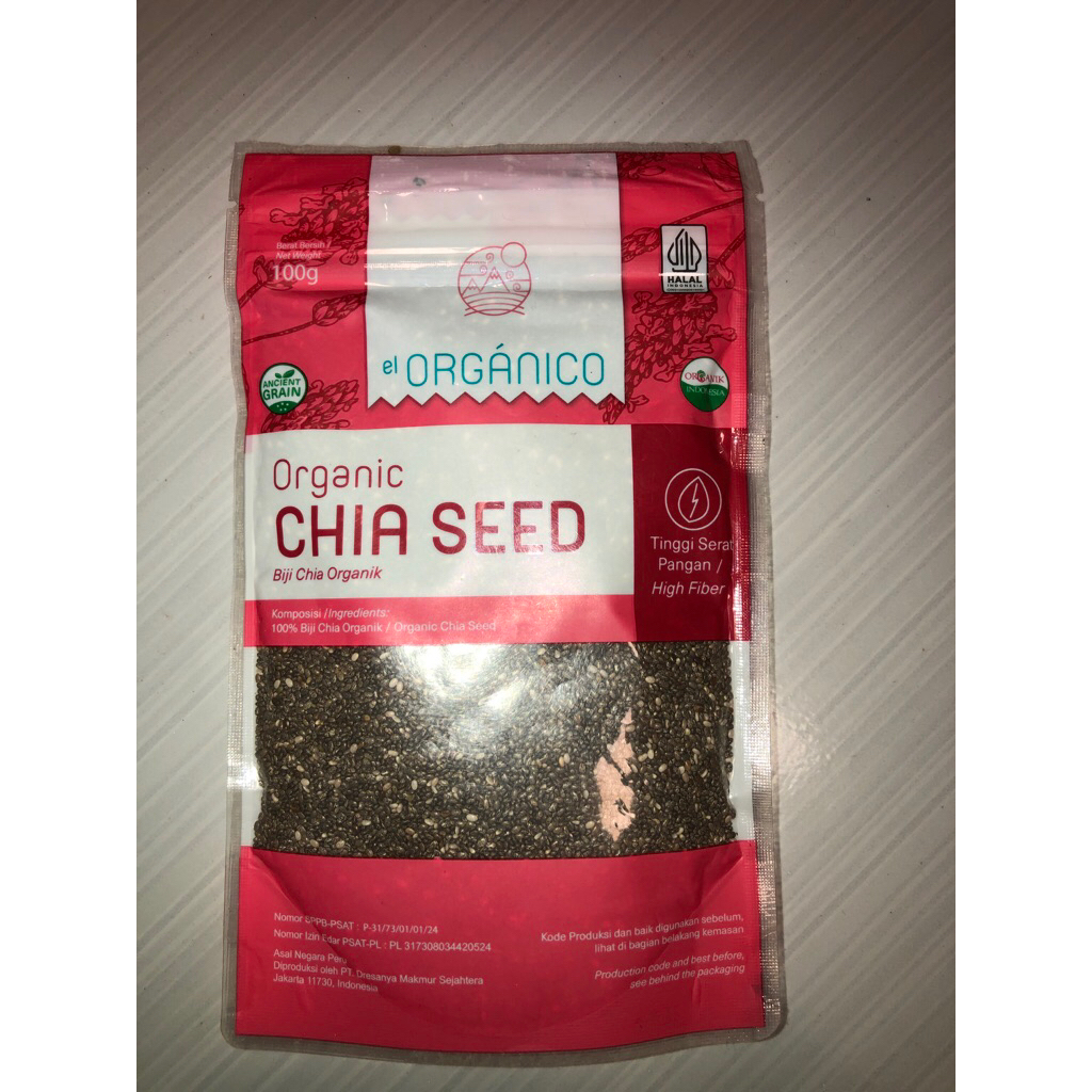 Jual Chia seed El Organico 100gr murah | Shopee Indonesia