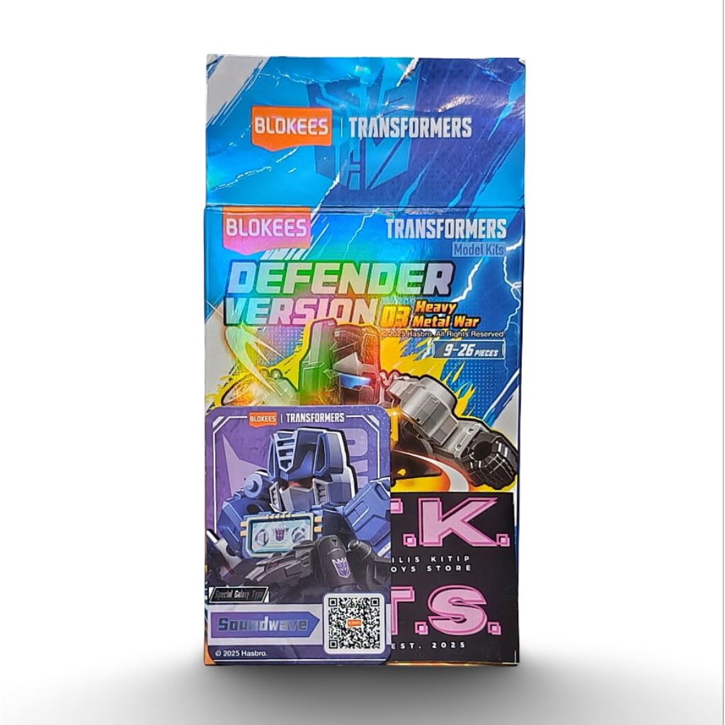 Jual Blokees Transformers Soundwave Secret Defender Version 03 Baru ...