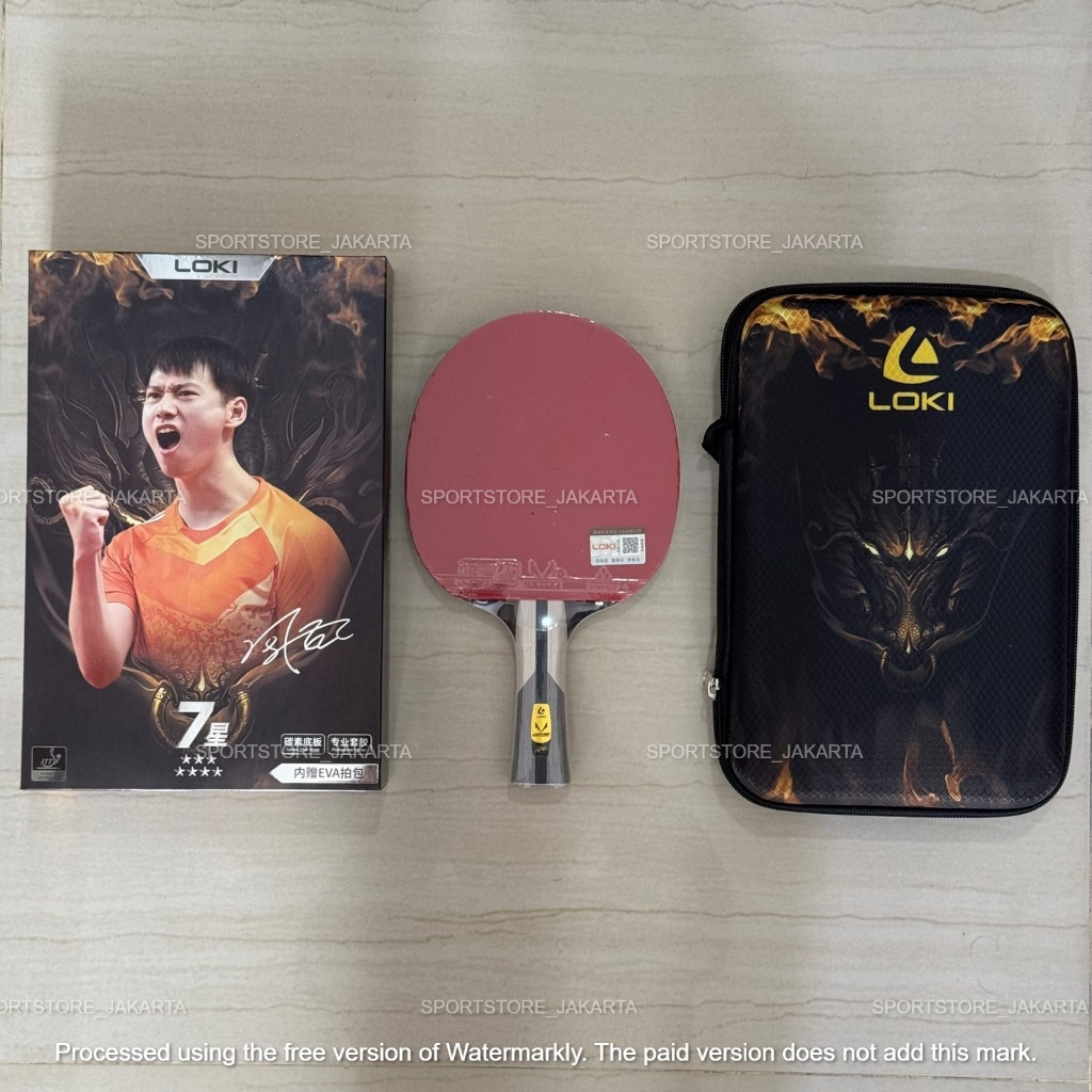 Jual LOKI RXTON Series R7 Bet Tenis Meja Bat Pingpong ORIGINAL - Bat ...