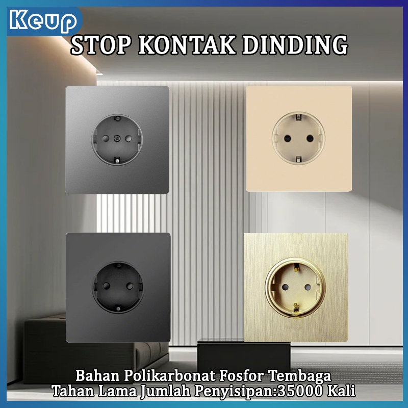 Jual Saklar Lampu Soket Inbow Stop Kontak Modern Minimalis Elegan Mewah ...