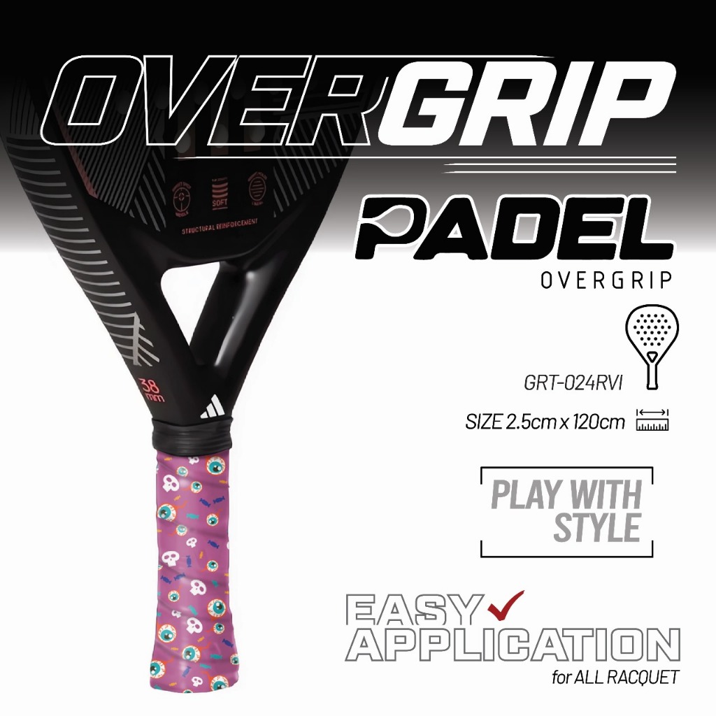 Jual Grip raket padel Eye Ball Skull / OVERGRIP racket / custom grip ...