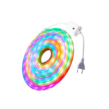 PPLUS Paket Lampu LED Strip RGB 1 Set 30m 20m 15m Soket Lampu LED Strip Request Meteran Warna