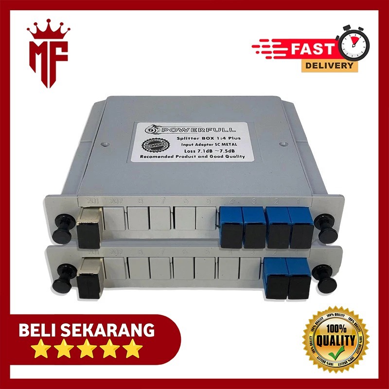 Jual Passive Splitter 1:2/1:4/1:8 SC UPC Box Brand Powerfull | Shopee ...