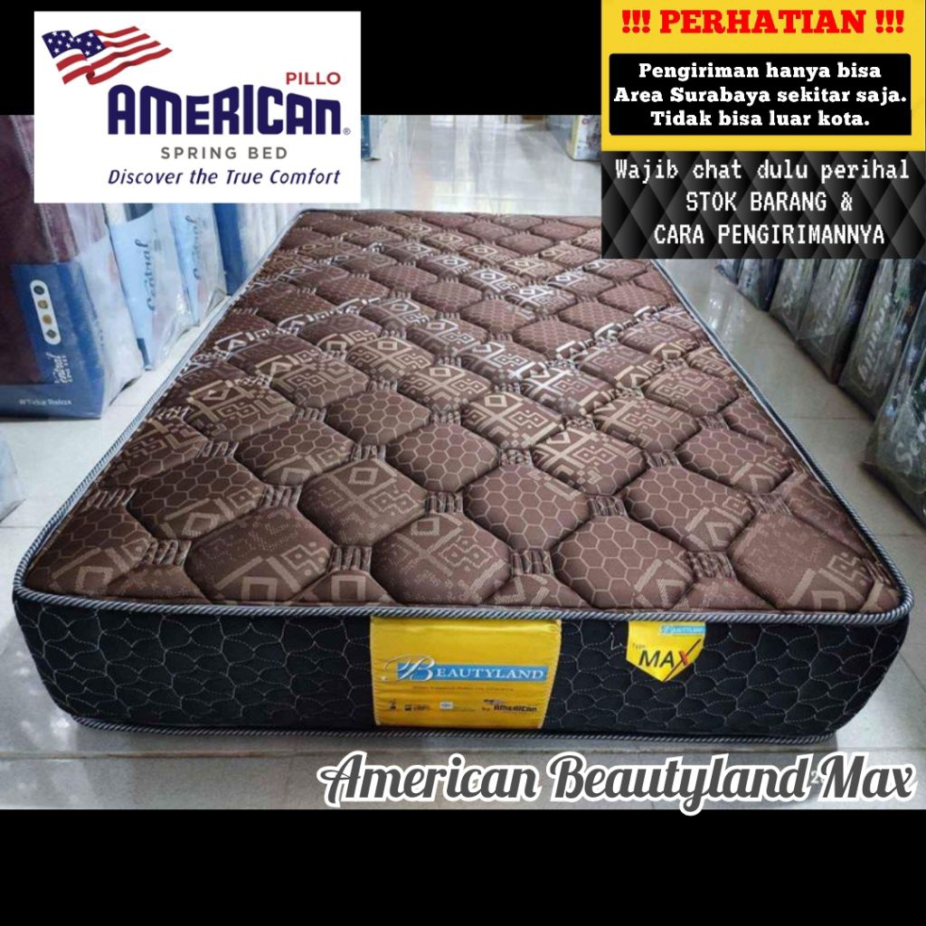 Jual Springbed American Pillo tipe Beautyland Max ( Matras / Kasur Saja ...