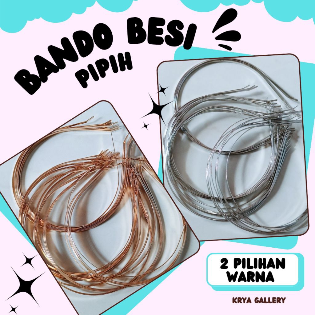 Jual Bando besi polos 3mm & 4mm( 1pc ) | Shopee Indonesia