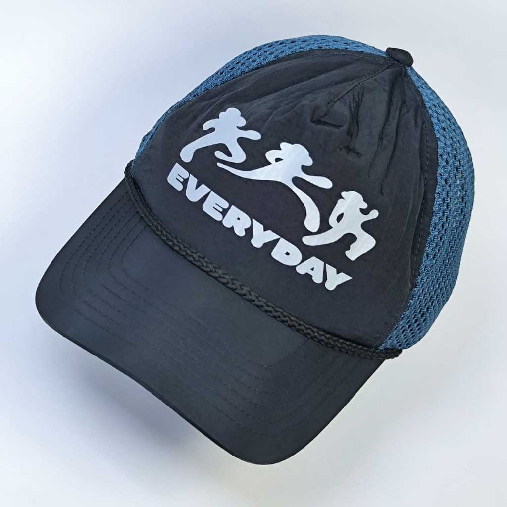 Jual Topi Klasik Running Trucker Dsain Sablon DTF Warna Hitam | Shopee ...