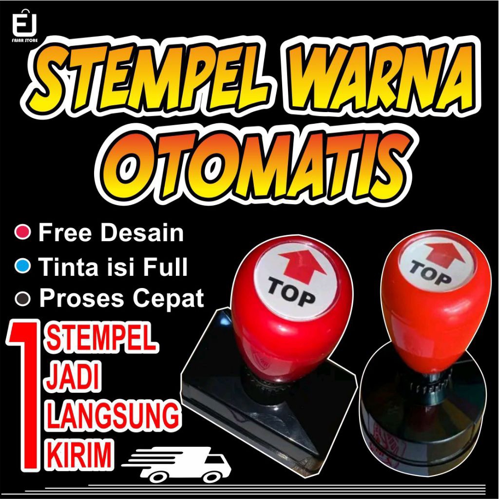 Jual STEMPEL CAP WARNA OTOMATIS | Shopee Indonesia