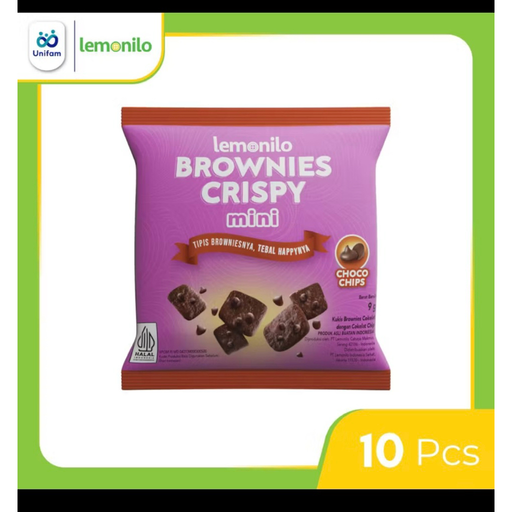 Jual Lemonilo Brownies Crispy Mini Cokelat & Keju 10pcs – Camilan Sehat ...