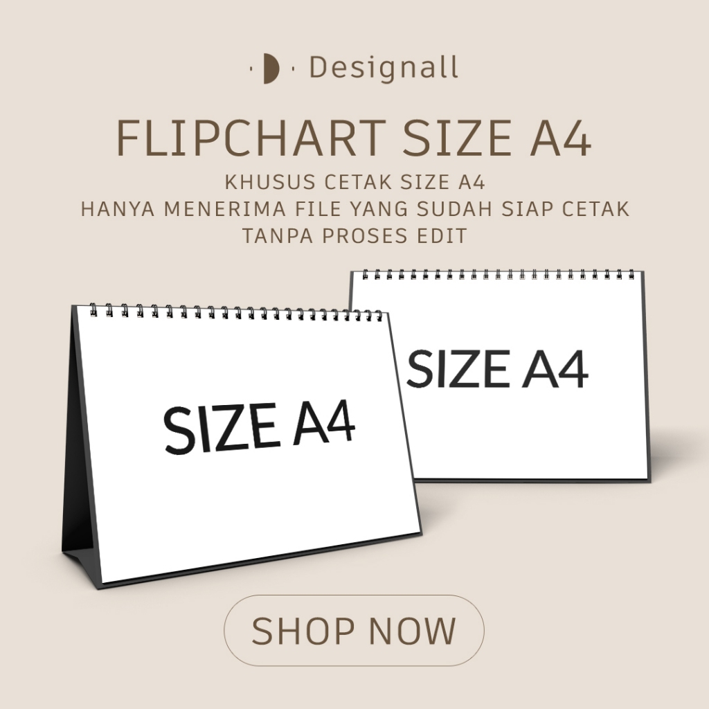 Jual Designall FlipChart Printing Spiral Size A4 GS | Shopee Indonesia