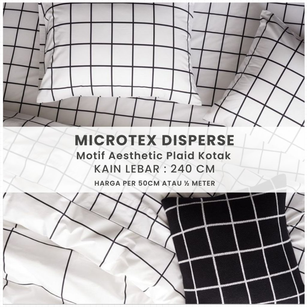 Jual KAIN KATUN POLYMICRO / POLIMICRO / MICROTEX DISPERSE KAIN SPREI ...