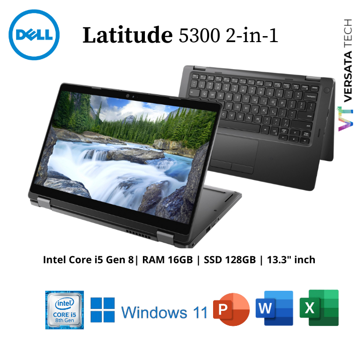 Laptop Dell Latitude Intel Core i5 i7 Gen RAM 8GB 16GB SSD 128GB  512GB Murah Bergaransi