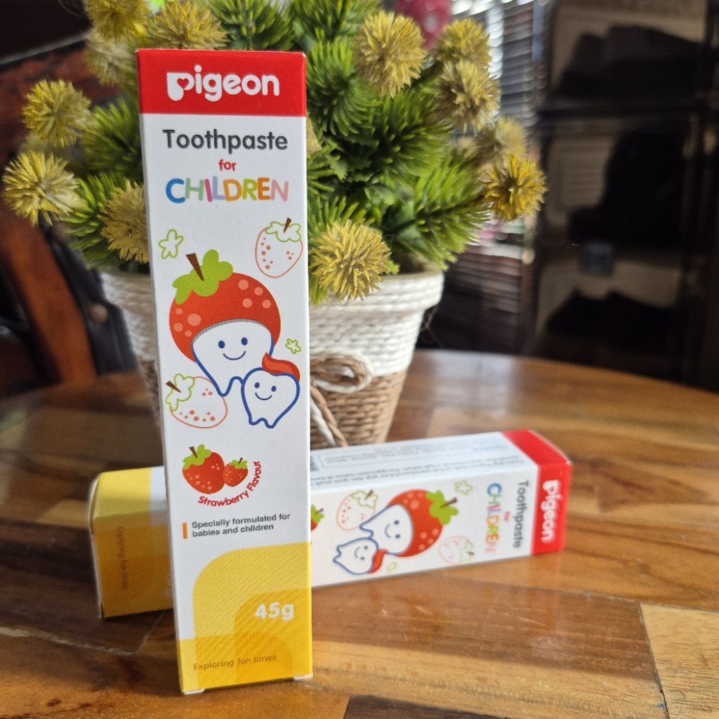Jual Pigeon Pasta Gigi Anak 45g rasa Strawberry | Shopee Indonesia