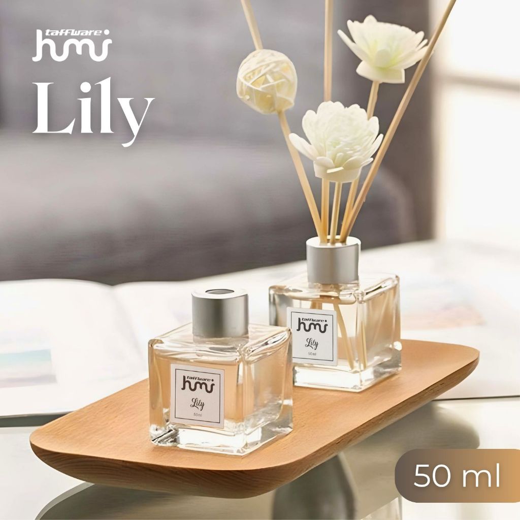 Jual Pengharum Ruangan Reed Diffuser with Rattan Sticks 50ml Lily - DF ...