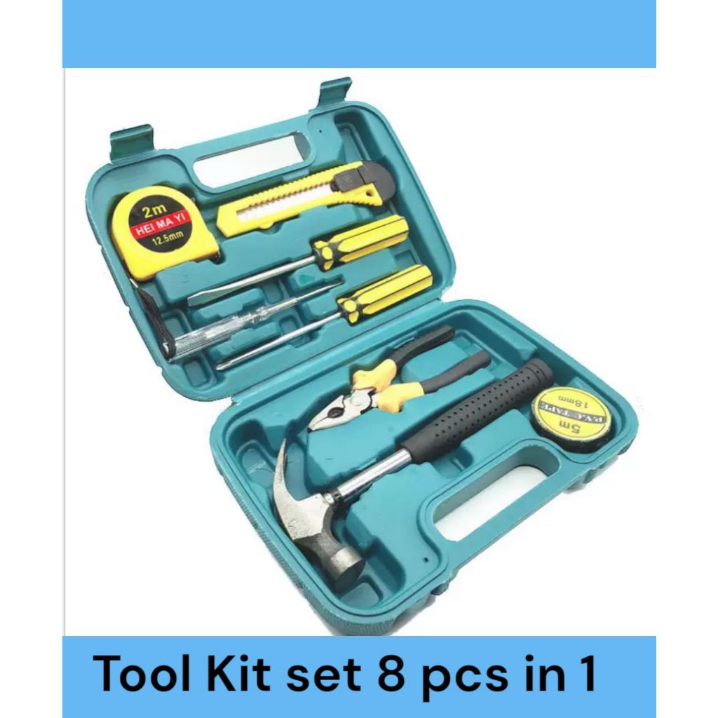 Jual Alat Tukang Perkakas Tool Set 9 in 1 Repairing Servis Maintenance ...