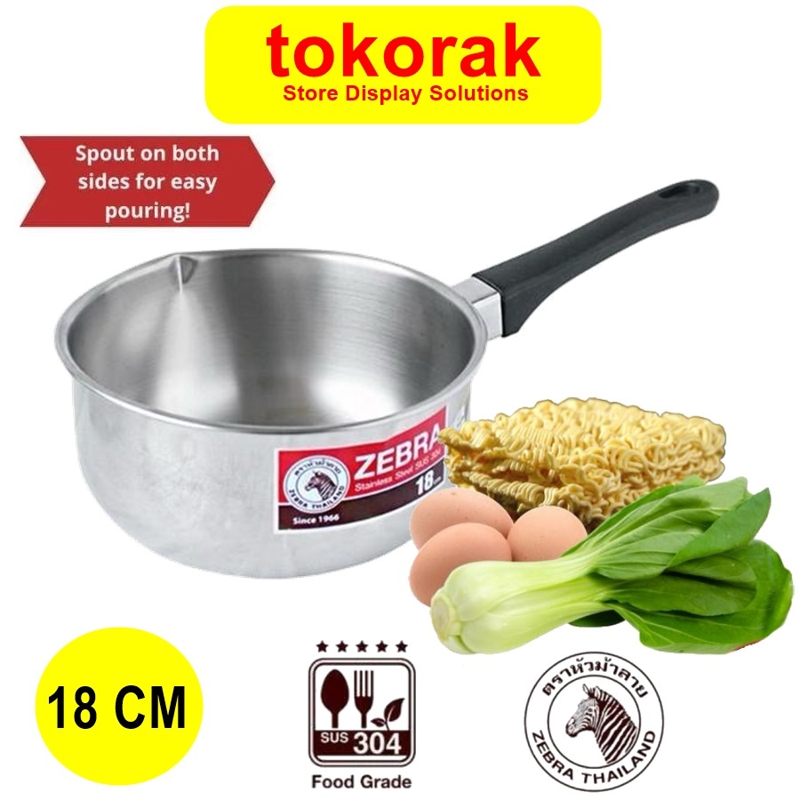 Jual ZEBRA SAUCE PAN 18 CM 166308 -PANCI SUSU REBUS MIE INSTANT ...
