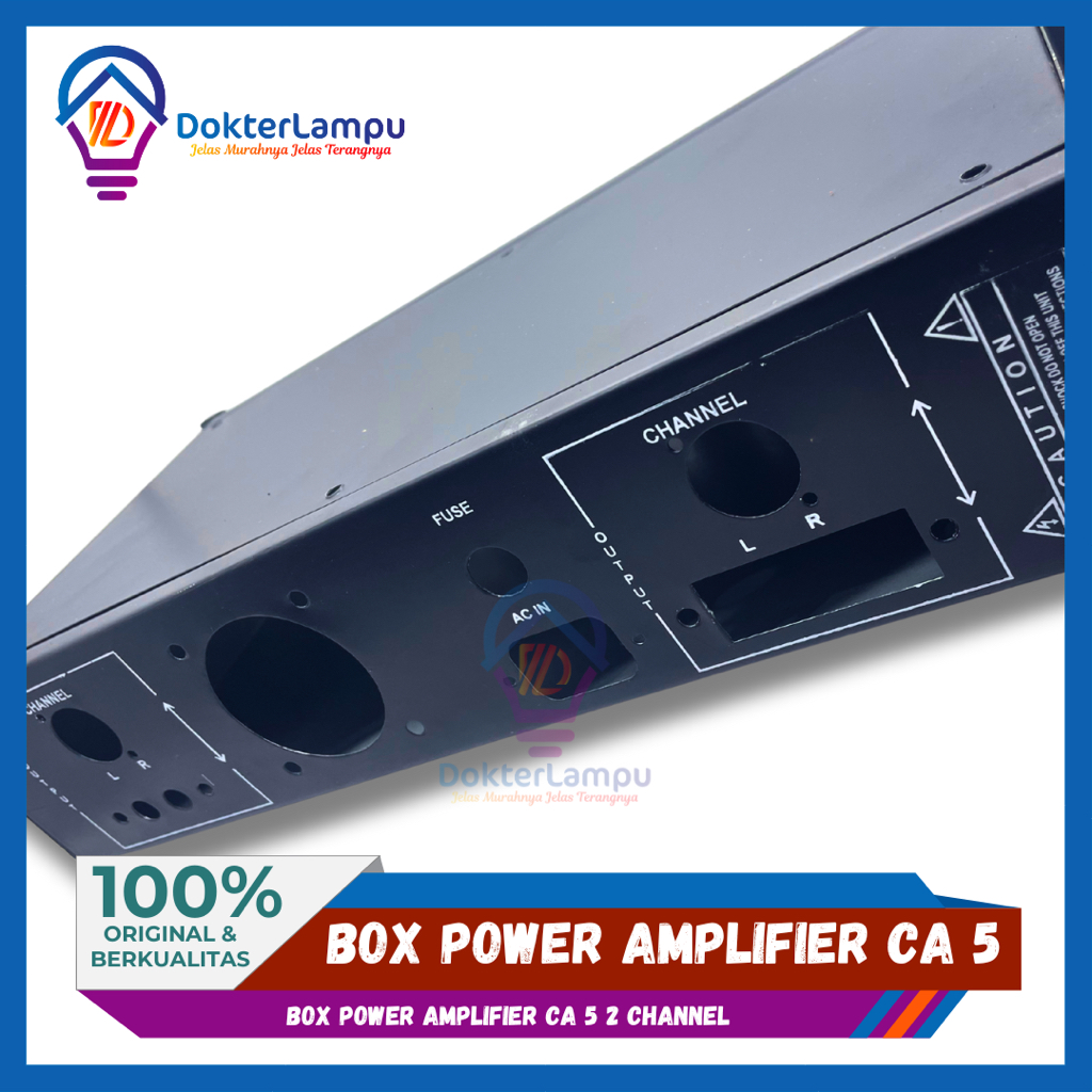 Jual BOX POWER CA 5 2 CHANNEL / BOK POWER SOUND SYSTEM BAHAN PLAT BESI ...