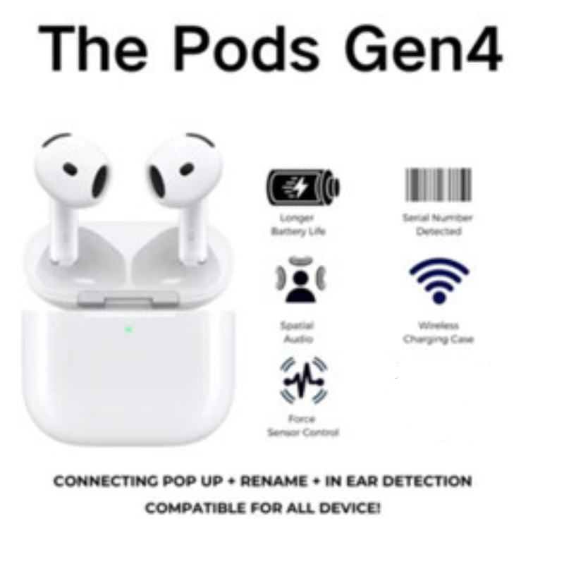 Jual Pods Gen 4 ANC Model Baru 2025 dengan Casing Pengisian Daya ...