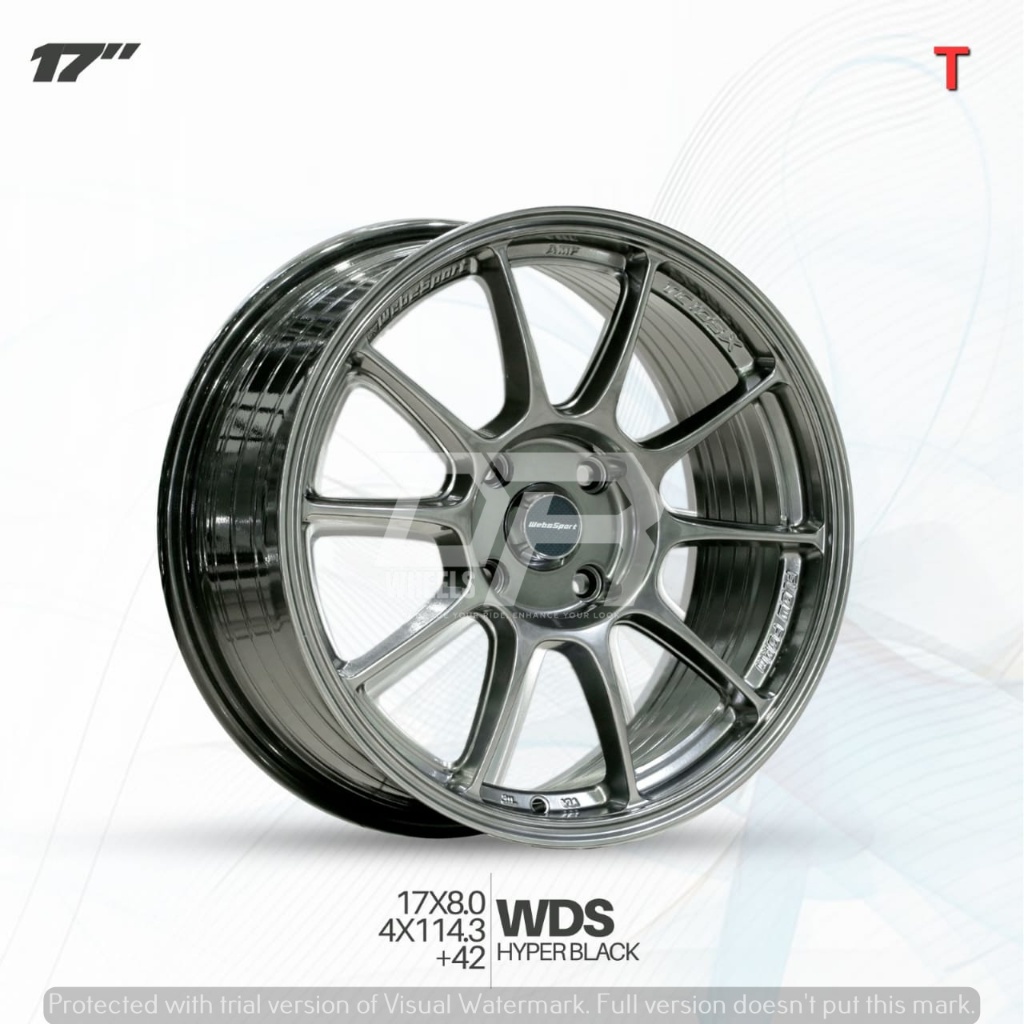Jual Velg mobil model tc105 ring 17 lebar 8 hole 4x100 cocok untuk ...