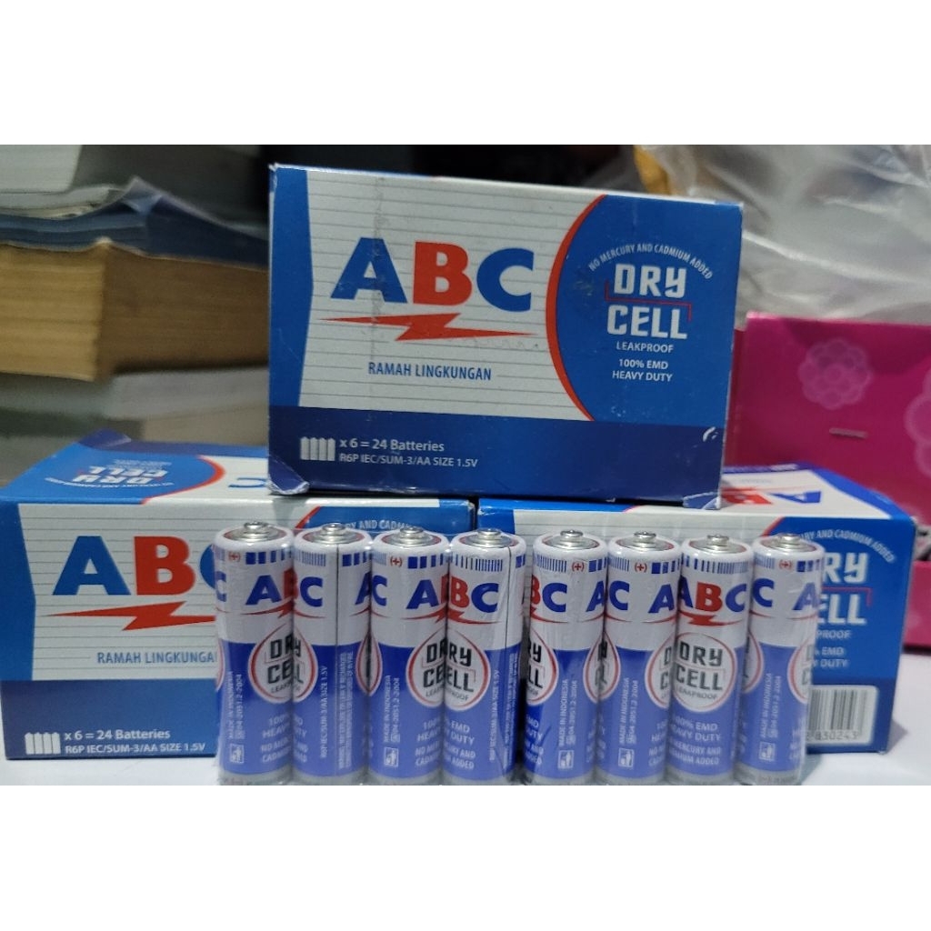 Jual Batrei ABC AA R6 1Box | Shopee Indonesia
