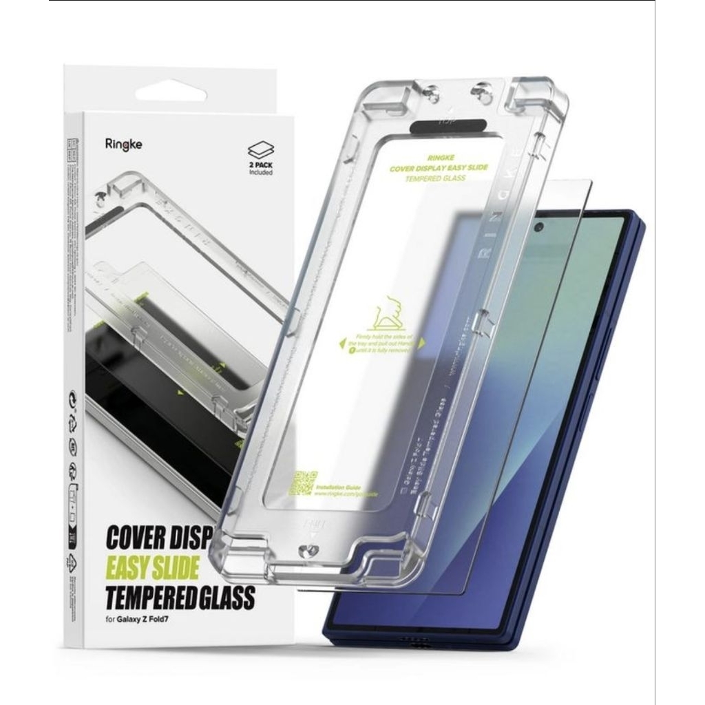 Jual Ringke Screen Protector Cover Display Easy Slide Tempered Glass ...