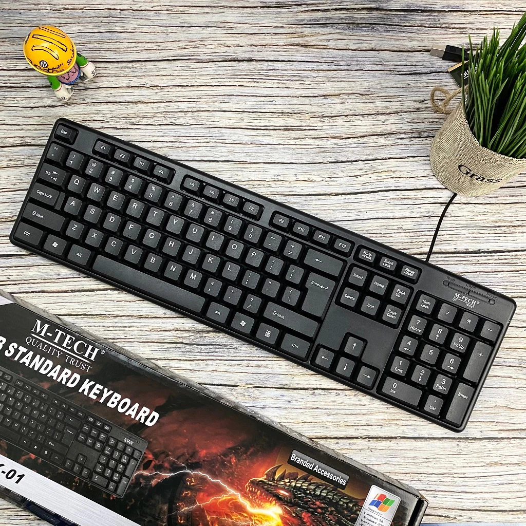 Jual M-TECH STK-01 Keyboard Wired Standard Kabel USB Untuk Komputer ...