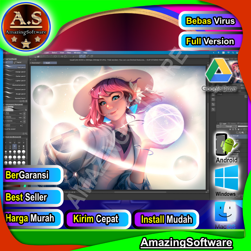 Jual Clip Studio Paint Terlengkap & Harga Terbaru Juli 2026 | Shopee ...