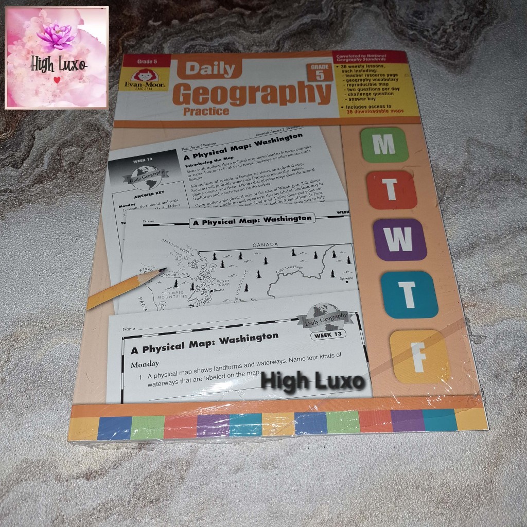 Jual Buku Evan-Moor Daily Geography Practice Grade 5 Homeschooling and ...