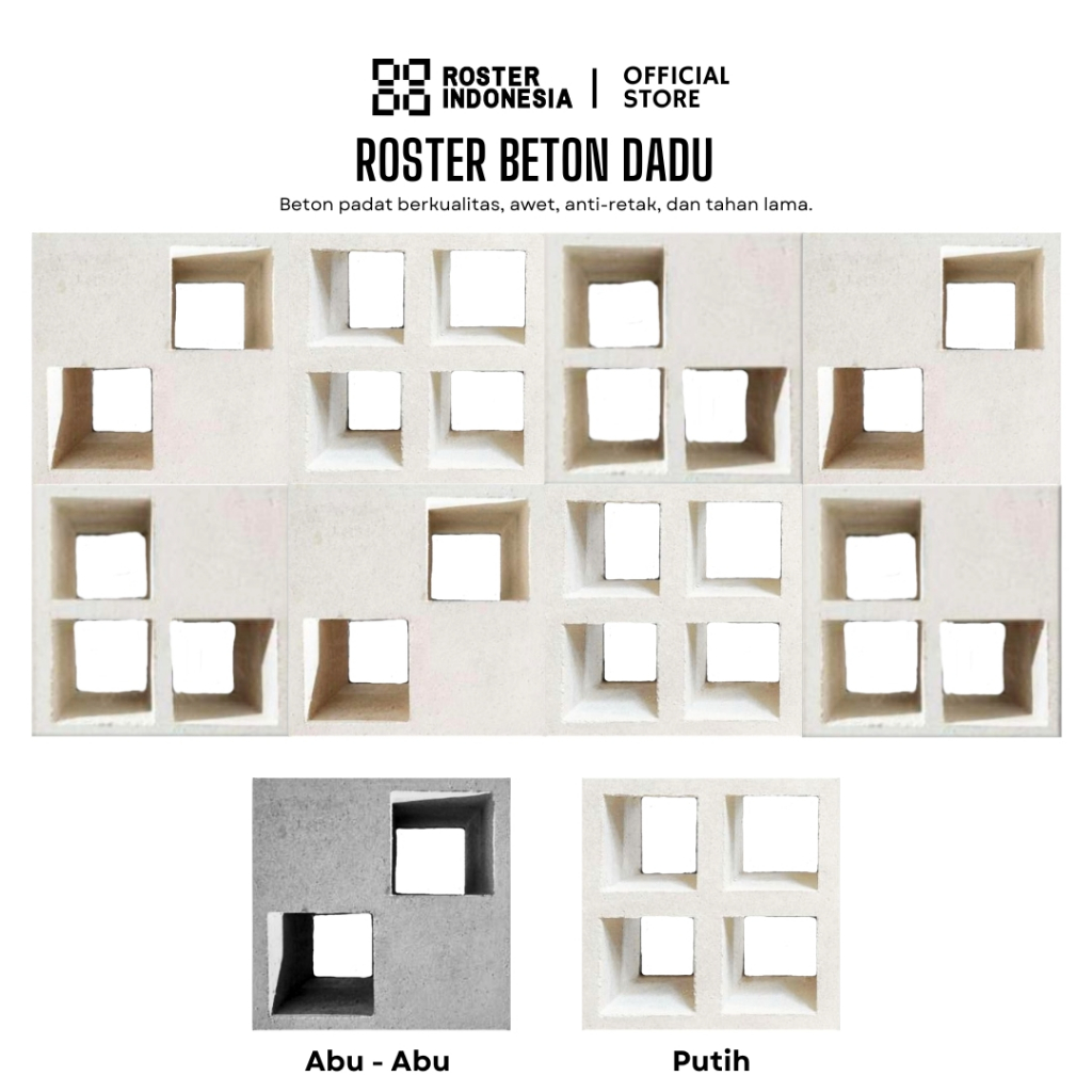 Jual Roster Indonesia - Roster Beton Dadu Roster Dadu Minimalis Roster ...