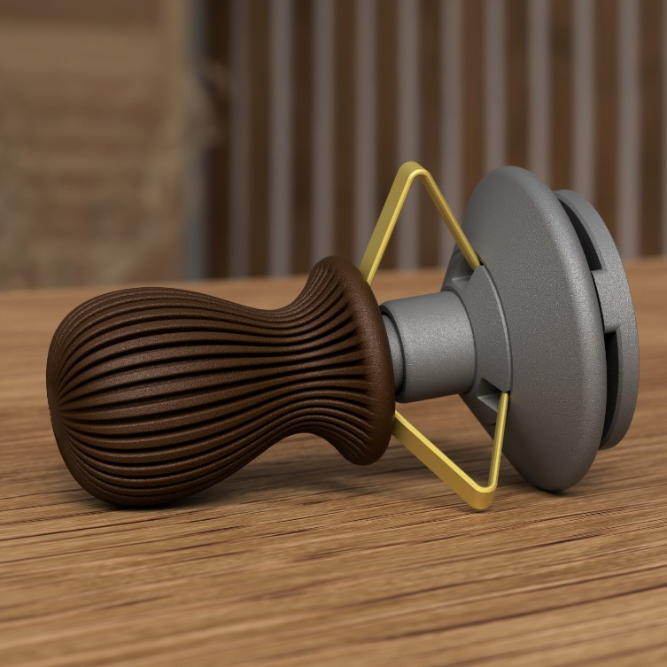 Jual Tamper Kopi Espresso Spring Loaded | Penekan Bubuk Kopi Presisi ...