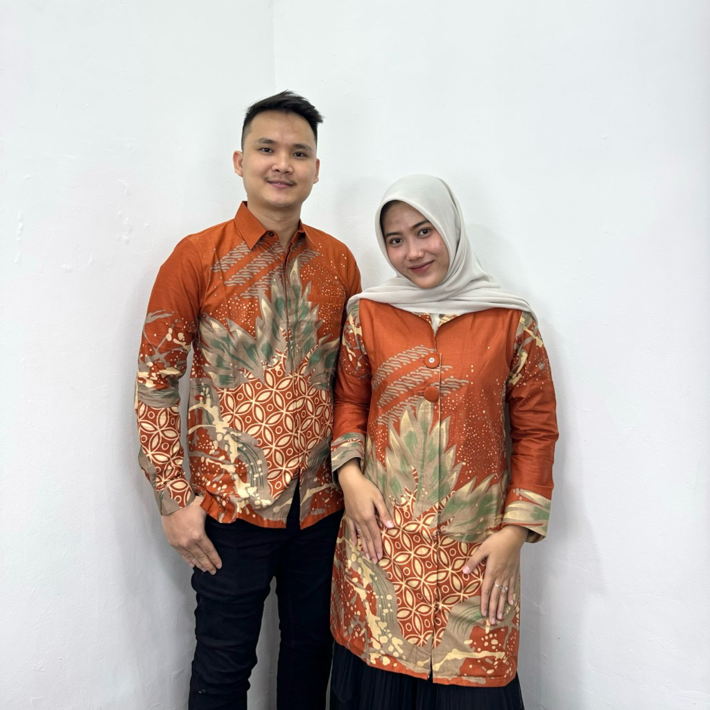 Jual Baju Batik Tunik Bahan Katun Halus Batik Couple Batik Full Lapisan ...