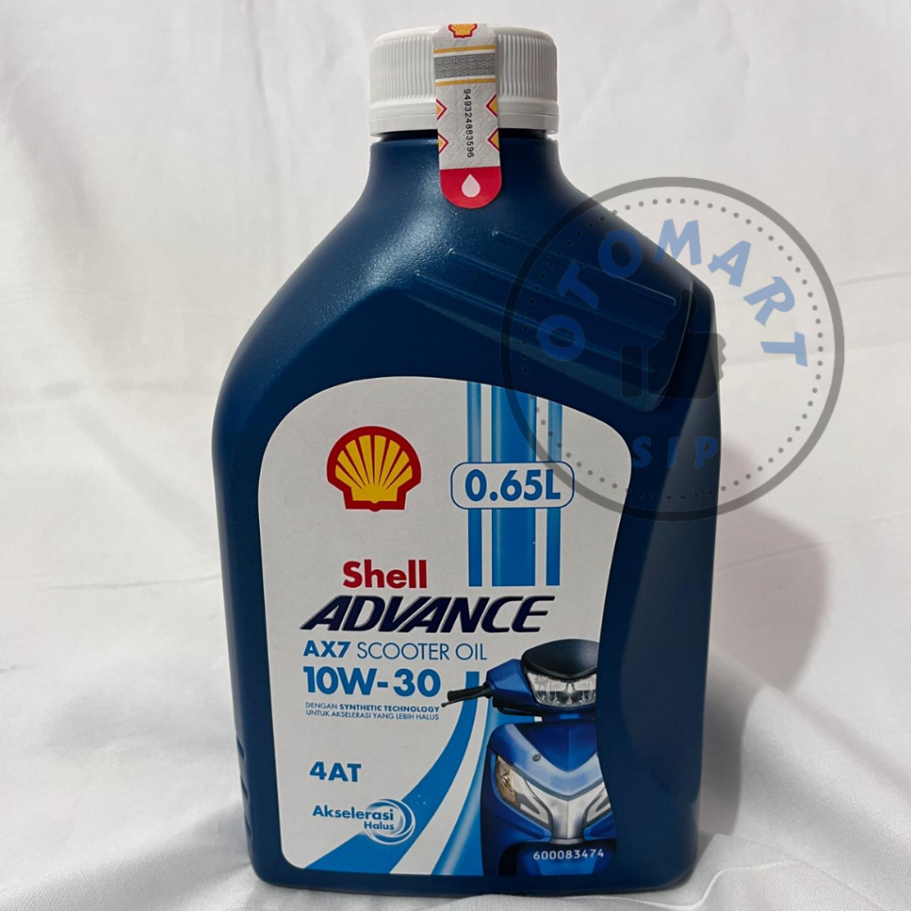 Jual Oli Motor Matic Shell Advance AX 7 Matic 10W40 1 Liter | Shopee ...