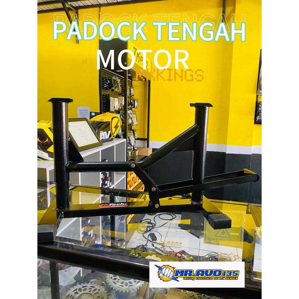 Jual STANDAR PADOCK TENGAH RX KING HU-TECH JACK STAND RX KING HUTECH ...