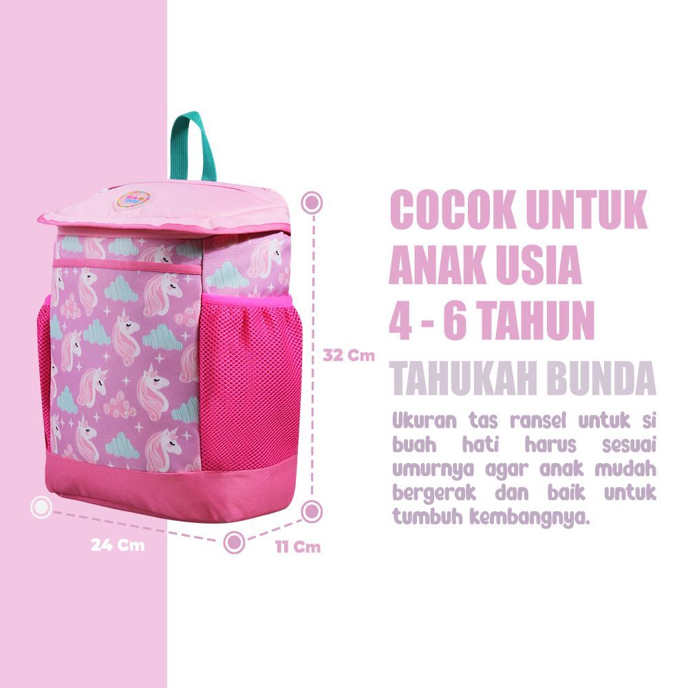 Jual Tas Sekolah Anak TK PAUD Perempuan Ransel Unicorn , Kuda Pony ...