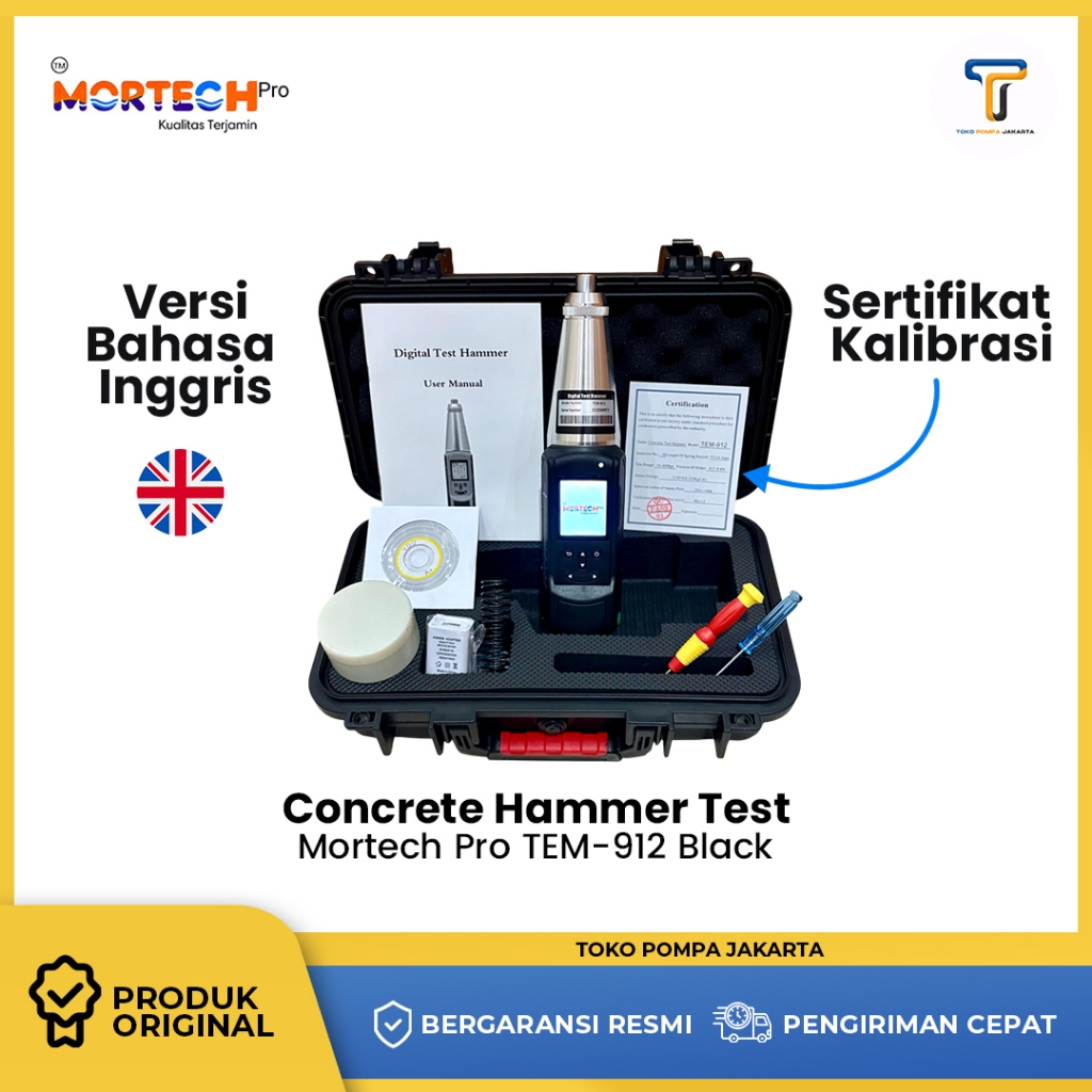 Jual hammer test digital hammer test beton digital - alat uji beton ...