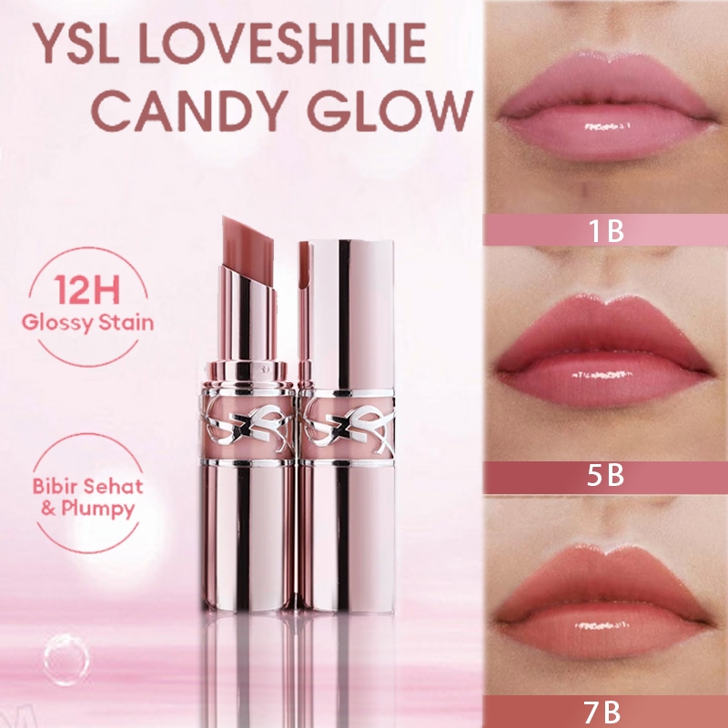YSL Lipstick/ Ysl Loveshine Candy Glow Lipstick/ Lip Blam Lip Glow