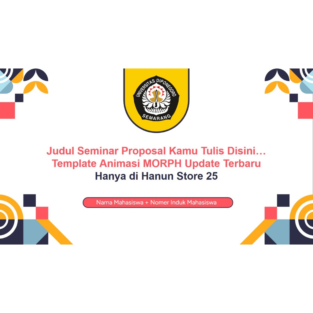 Jual [TEMPLATE PPT] SEMPRO DAN SIDANG ISI BANYAK UNTUK PAKET BORONGAN ...