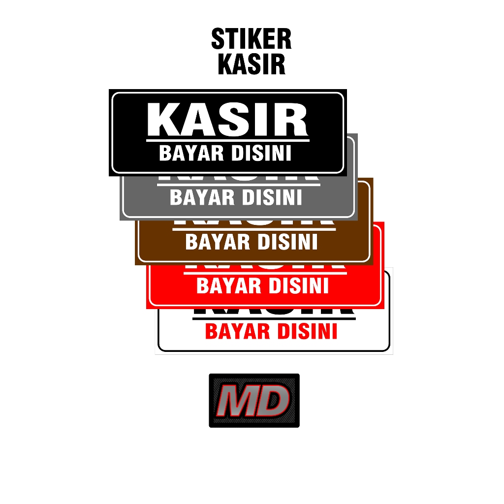 Jual STIKER KASIR (LAMINASI GLOSY) | Shopee Indonesia