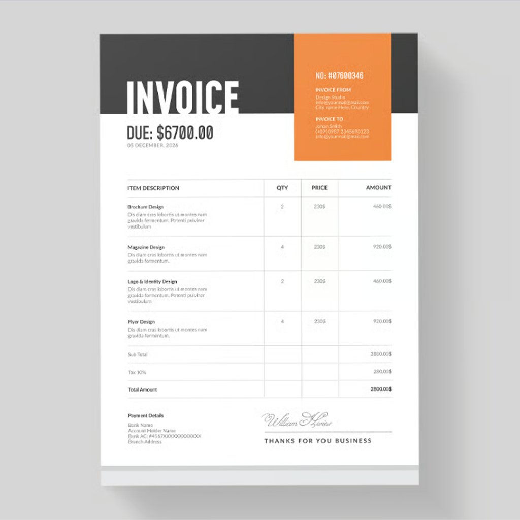 Jual 50+ Invoice Template Untuk Perusahaan | Shopee Indonesia