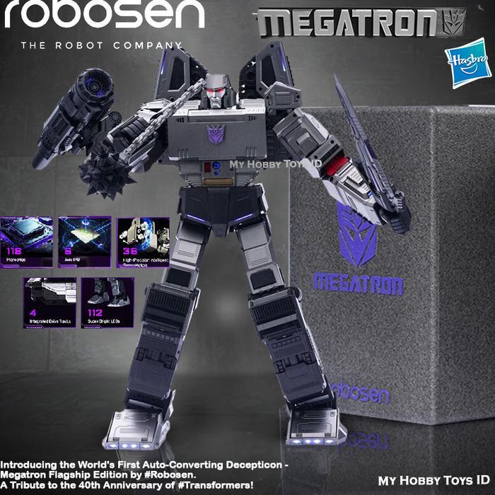 Jual Original Robosen Transformers Premium Robot Megatron Auto ...
