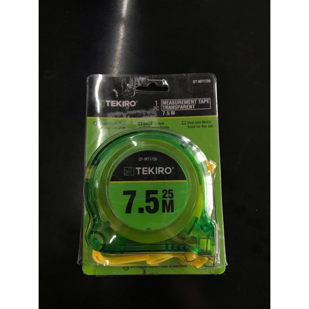 Jual Meteran Tekiro 7.5 Meter GT-MT1720 - Meteran Bangunan Dual Satuan ...