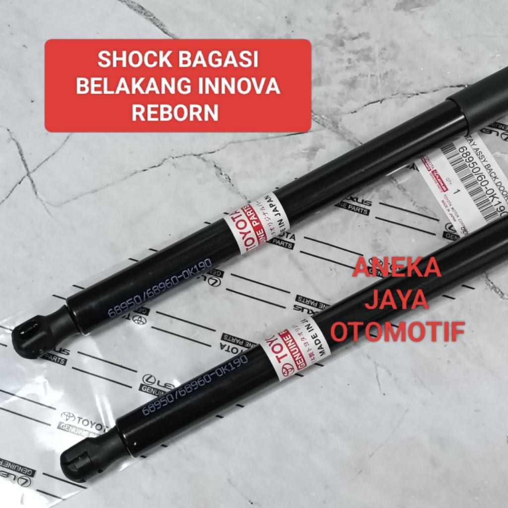Jual SHOCK BAGASI PINTU BELAKANG TOYOTA INNOVA REBORN 1SET ISI 2PCS ...