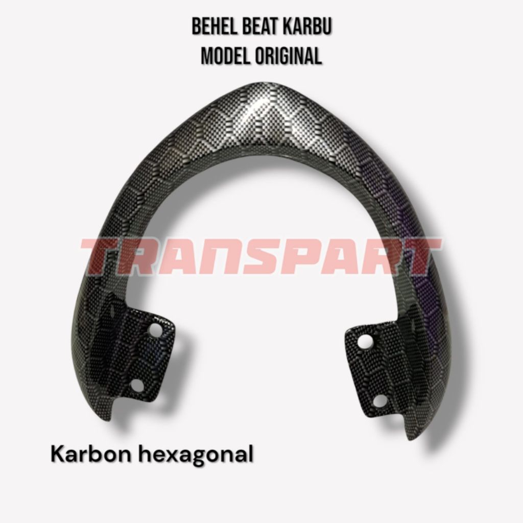 Jual Behel Begel Beat Karbu KARBON HEXAGONAL bahan ALUMINIUM MODEL ORI ...