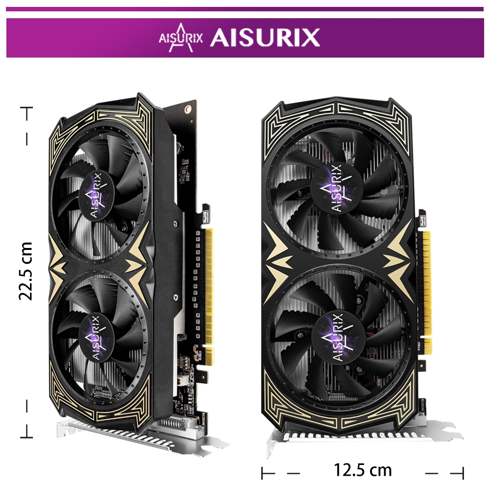 AISURIX VGA Card GTX 750Ti 4GB DDR5 128Bit Pcie GTX 750 TI 2GB Graphics  Cards
