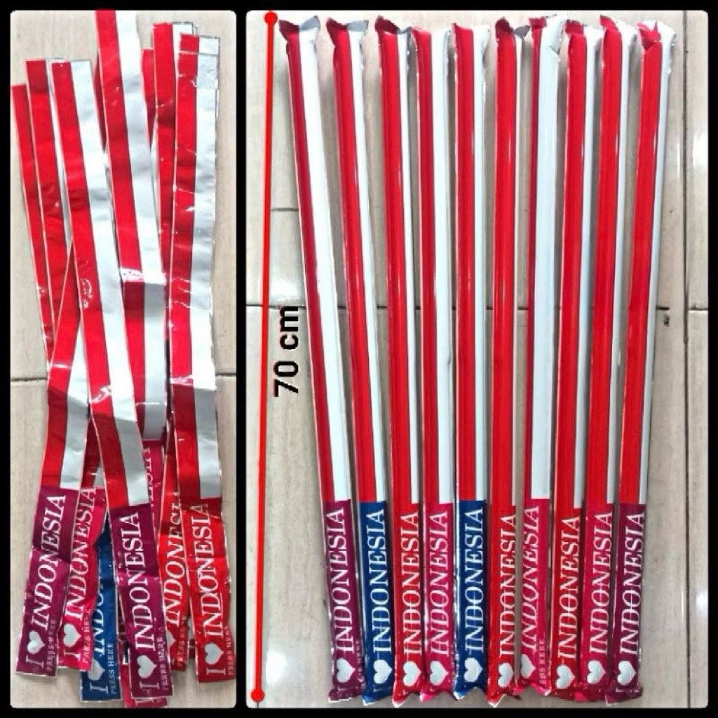 Jual BALON TONJOK MERAH-PUTIH(PENTUNGAN) | Shopee Indonesia