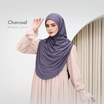 Blissme Shireen Bergo Instan Syar'I Hijab Kaos Rayon Premium